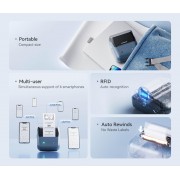 NIIMBOT smart θερμικός εκτυπωτής ετικετών B31, 203dpi, Bluetooth, μπλε