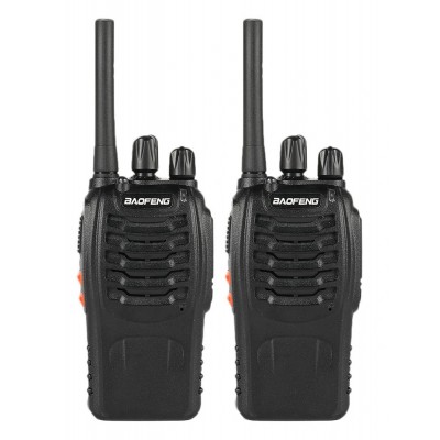 BAOFENG σετ ασύρματοι πομποδέκτες BF-88E, PMR, 0.5W, μαύρο, 2τμχ