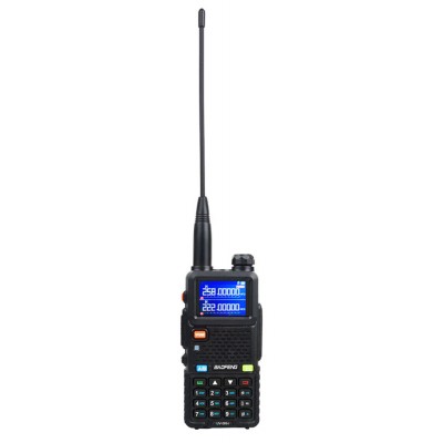 BAOFENG ασύρματος πομποδέκτης UV-5RH, VHF/UHF, 10W, μαύρος