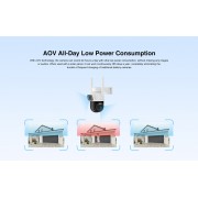 VSTARCAM smart ηλιακή κάμερα BG622DR, dual lens, 2MP, 4G, SD, PTZ, IP66