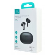 USAMS earphones με θήκη φόρτισης US-XD19, TWS, ENC, Φ13mm, μαύρα