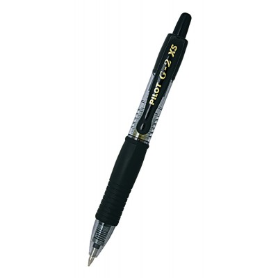 PILOT στυλό διαρκείας gel G-2 XS, 0.7mm, 11cm, μαύρο