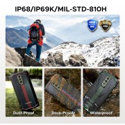 DOOGEE smartphone Blade 10 Energy, 6.56", 4/128GB, 6150mAh, IP68/IP69K/MIL-STD-810H, μαύρο