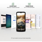DOOGEE smartphone Blade 10 Energy, 6.56", 4/128GB, 6150mAh, IP68/IP69K/MIL-STD-810H, μαύρο