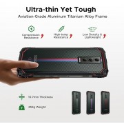 DOOGEE smartphone Blade 10 Energy, 6.56", 4/128GB, 6150mAh, IP68/IP69K/MIL-STD-810H, μαύρο