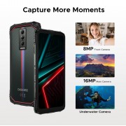 DOOGEE smartphone Blade 10 Energy, 6.56", 4/128GB, 6150mAh, IP68/IP69K/MIL-STD-810H, μαύρο