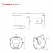 LONGSE IP κάμερα BMSCFCV5RC-28PM με μικρόφωνο, 5MP, 2.8mm, αδιάβροχη IP67, PoE