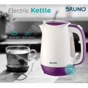 BRUNO Ηλεκτρικός βραστήρας BRN-0001, 2200w, 1.7lt, βάση 360°, LED