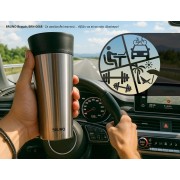 BRUNO θερμός BRN-0068, εργονομικό καπάκι, anti-slip, 360ml, ασημί