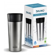 BRUNO θερμός BRN-0068, εργονομικό καπάκι, anti-slip, 360ml, ασημί