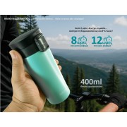 BRUNO θερμός BRN-0071, με κλείδωμα, anti-slip, 400ml,γαλάζιο