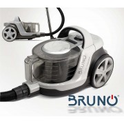 BRUNO ηλεκτρική σκούπα BRN-0137, 800W, 3lt, κυκλωνική, λευκή