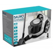 BRUNO ηλεκτρική σκούπα BRN-0137, 800W, 3lt, κυκλωνική, λευκή