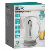 BRUNO βραστήρας νερού BRN-0141, 1L, 1100W, λευκό-γκρι