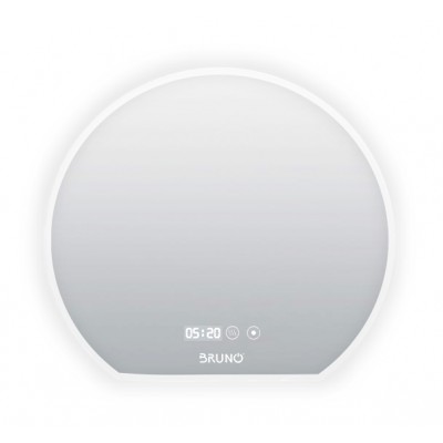 BRUNO καθρέφτης μπάνιου LED BRN-0202, ημικυκλικός, 24W, 73x80cm, IP67