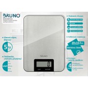 BRUNO BRN-0210 Ψηφιακή Ζυγαριά Κουζίνας 1gr/5kg Ανοξείδωτη