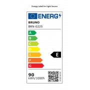 BRUNO BRN-0225 Ανεμιστήρας οροφής με LED φως, AC 122W, 42", O107x47εκ., χρυσός