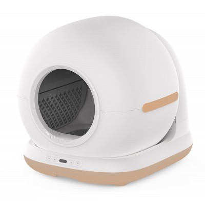 BRUNO smart αυτοκαθαριζόμενη τουαλέτα γάτας BRN-0235, 58.2x51.3x53cm, λευκή