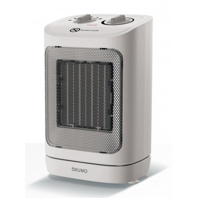 BRUNO BRN-0255 Κεραμικό Αερόθερμο 2000W με θερμοστάτη, ανεμιστήρα και αυτόματη περιστροφή, λευκό