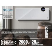 BRUNO BRN-0258 Κεραμικό Αερόθερμο 2000W IP22, προηγμένων λειτουργιών με ανεμιστήρα