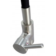 BRUNO μπαταρία πάγκου κουζίνας BRN-0263, αναμεικτική, μαύρη/ασημί