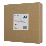 BRUNO κεφαλή ντους BRN-0266, πλαστική, τετράγωνη,  22.8 x 22.8cm, ασημί