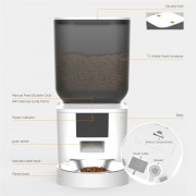 BRUNO smart ταΐστρα κατοικίδιων BRN-0269, 7L, WiFi, λευκή