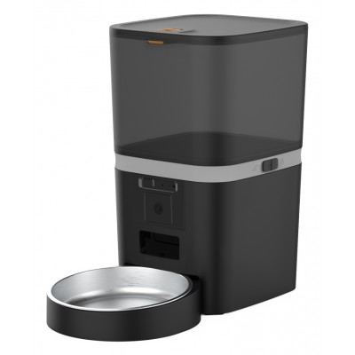 BRUNO smart ταΐστρα κατοικίδιων BRN-0270 με κάμερα 0.3MP, 6L, WiFi, μαύρη