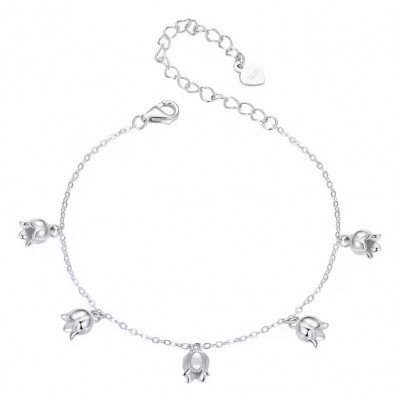 BAMOER βραχιόλι BSB183, ασήμι 925, ασημί