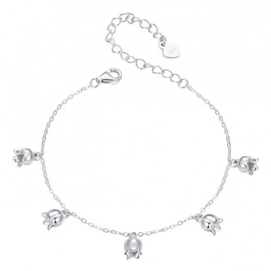 BAMOER βραχιόλι BSB183, ασήμι 925, ασημί BAMOER βραχιόλι BSB183, ασήμι 925, ασημί