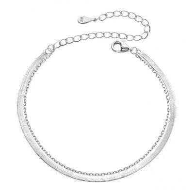 BAMOER βραχιόλι BSB193, ασήμι 925, ασημί