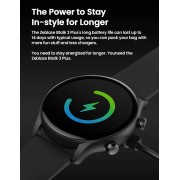 ZEBLAZE smartwatch Btalk 3 Plus, heart rate, 1.39" IPS, μαύρο