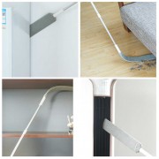 Παρκετέζα με τηλεσκοπικό κοντάρι BTHU-0018, 54.8 - 95.8cm, γκρι