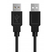 CABLETIME καλώδιο USB 2.0 C161-AMAM, 480Mbps, 0.5m, μαύρο