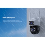 VSTARCAM smart κάμερα C622DR, dual lens, 2MP, WiFi, SD, PTZ, IP66
