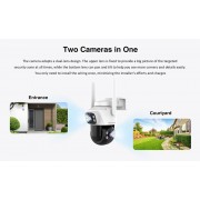 VSTARCAM smart κάμερα C622DR, dual lens, 2MP, WiFi, SD, PTZ, IP66