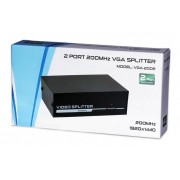 POWERTECH VGA splitter CAB-G031, 2 σε 1, 1920x1440px, μαύρο