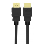 POWERTECH καλώδιο HDMI CAB-H175 με Ethernet, 4K/60Hz, 18 Gbps, 2m, μαύρο