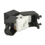 POWERTECH keystone module RJ45 female CAB-N150, Cat.6Α UTP 180°, μαύρο