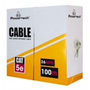 POWERTECH καλώδιο δικτύου CAB-N287, Cat 5e U/UTP, CCA, 26AWG, 100m, γκρι