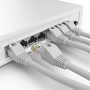 POWERTECH καλώδιο δικτύου CAB-N415, Cat 6 U/UTP, CCA, 250Hz, 1m, γκρι