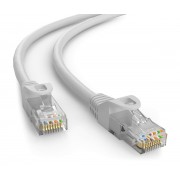 POWERTECH καλώδιο δικτύου CAB-N415-5, Cat 6 U/UTP, CCA, 250Hz, 1m, γκρι, 5τμχ