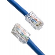 POWERTECH βύσμα RJ45 CAB-N447, ανοιχτού τύπου, Cat 6/6a UTP, διάφανο, 50τμχ
