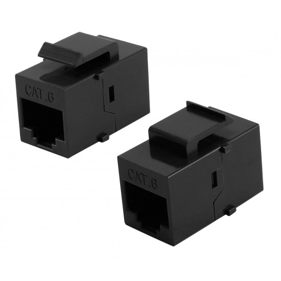 POWERTECH Keystone module RJ45 CAB-N451, CAT 6 UTP, μαύρο POWERTECH Keystone module RJ45 CAB-N451, CAT 6 UTP, μαύρο