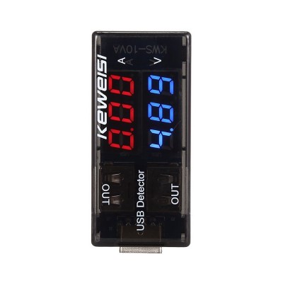 KEWEISI Συσκευή ελέγχου θύρας USB KWS-10VA, 2x USB Output, 3-9V