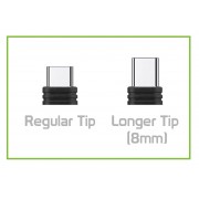 POWERTECH καλώδιο USB σε USB-C CAB-U130, 8mm tip, 25W, 1.5m, μαύρο-γκρι