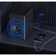 POWERTECH καλώδιο ήχου USB-C σε Toslink CAB-UC091, 1m, γκρι