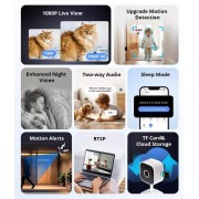 SONOFF smart κάμερα CAM-S2, 2MP, WiFi, SD
