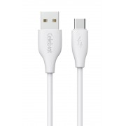 CELEBRAT καλώδιο USB-C σε USB CB-31A, 15W, 480Mbps, 1m, λευκό