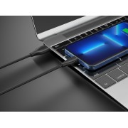 CELEBRAT καλώδιο micro USB σε USB CB-31, 3A, 480Mbps, 1m, μαύρο
